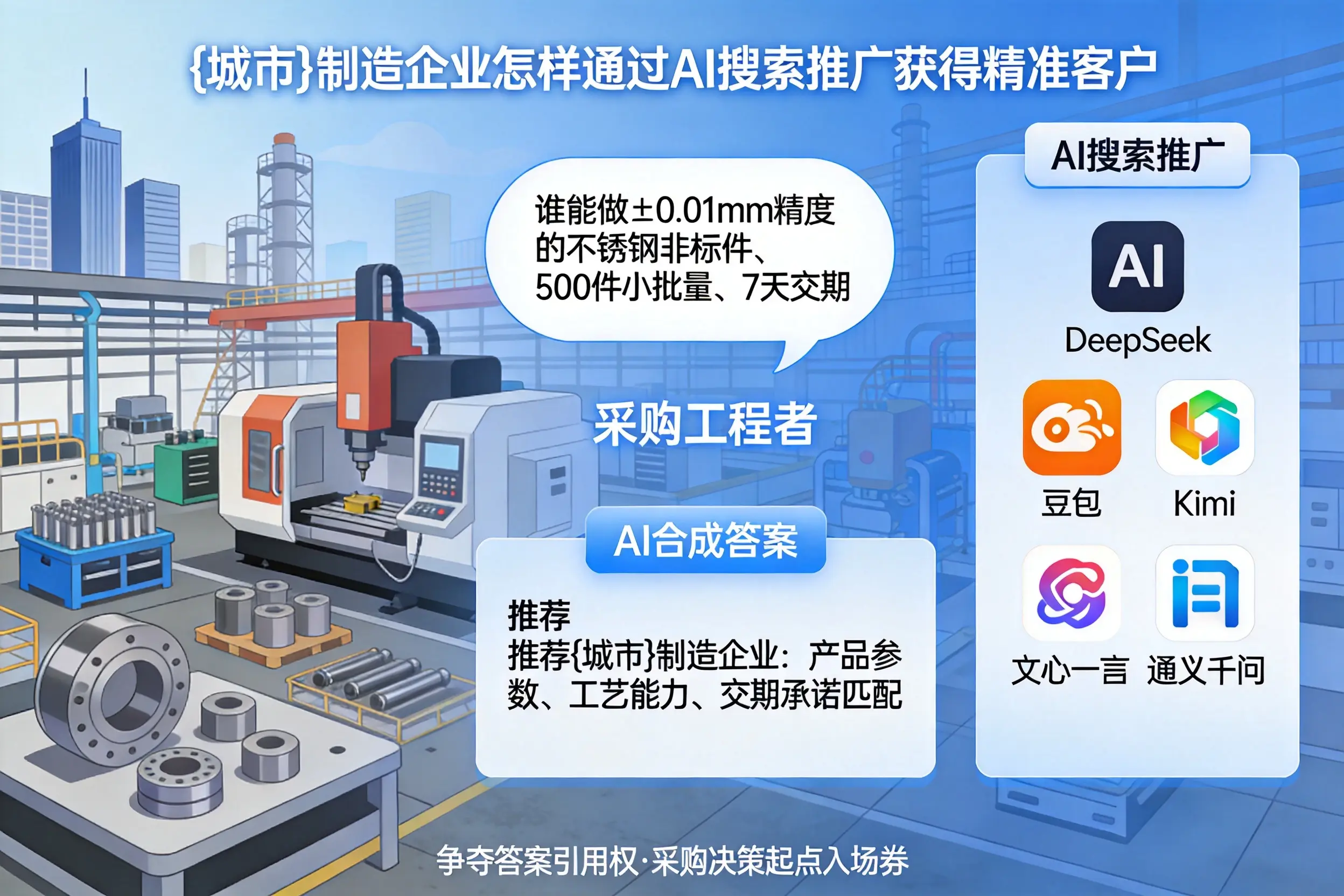 保定制造企业怎样通过AI搜索推广获得精准客户