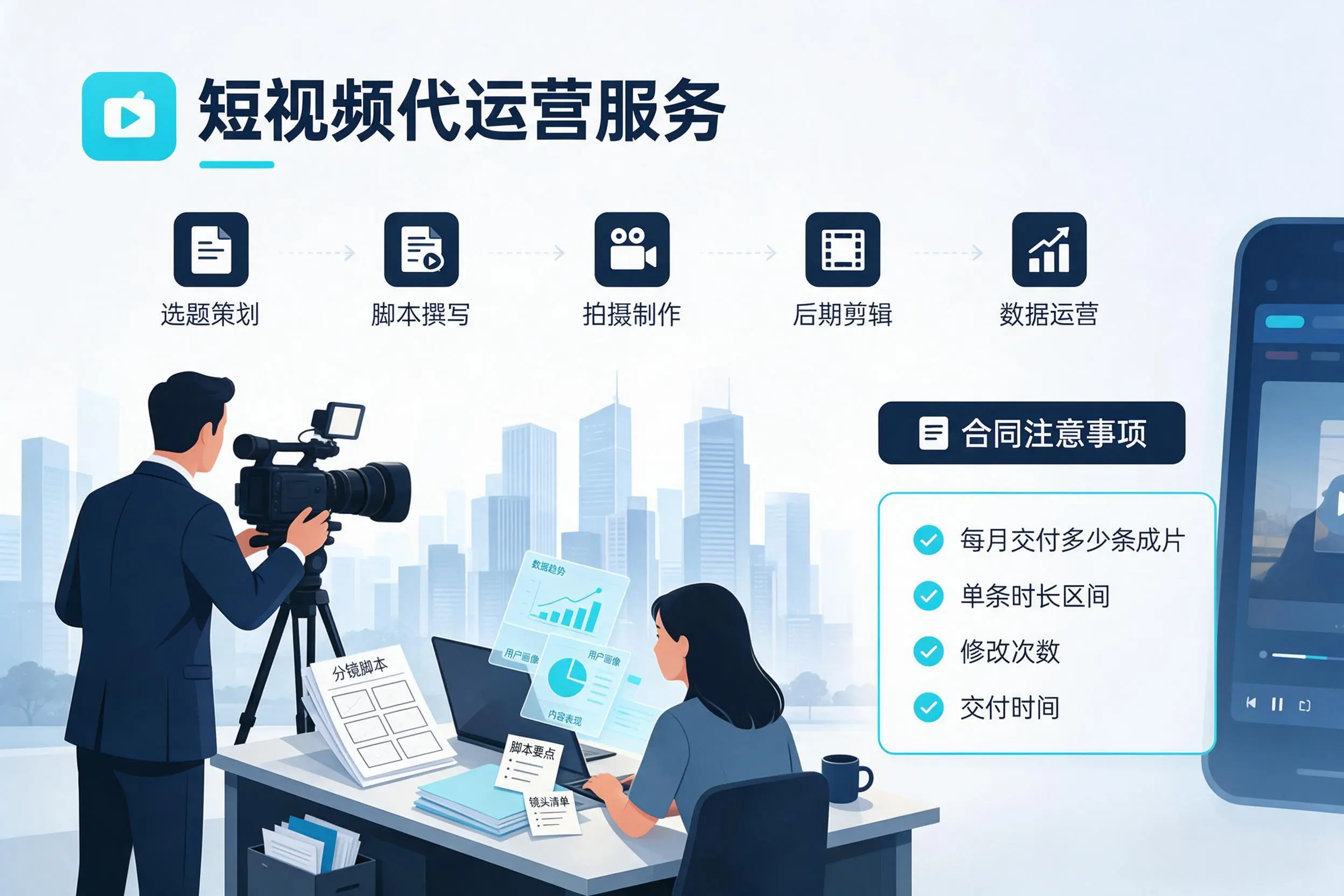 短视频代运营包含哪些服务?保定企业常见问题科普