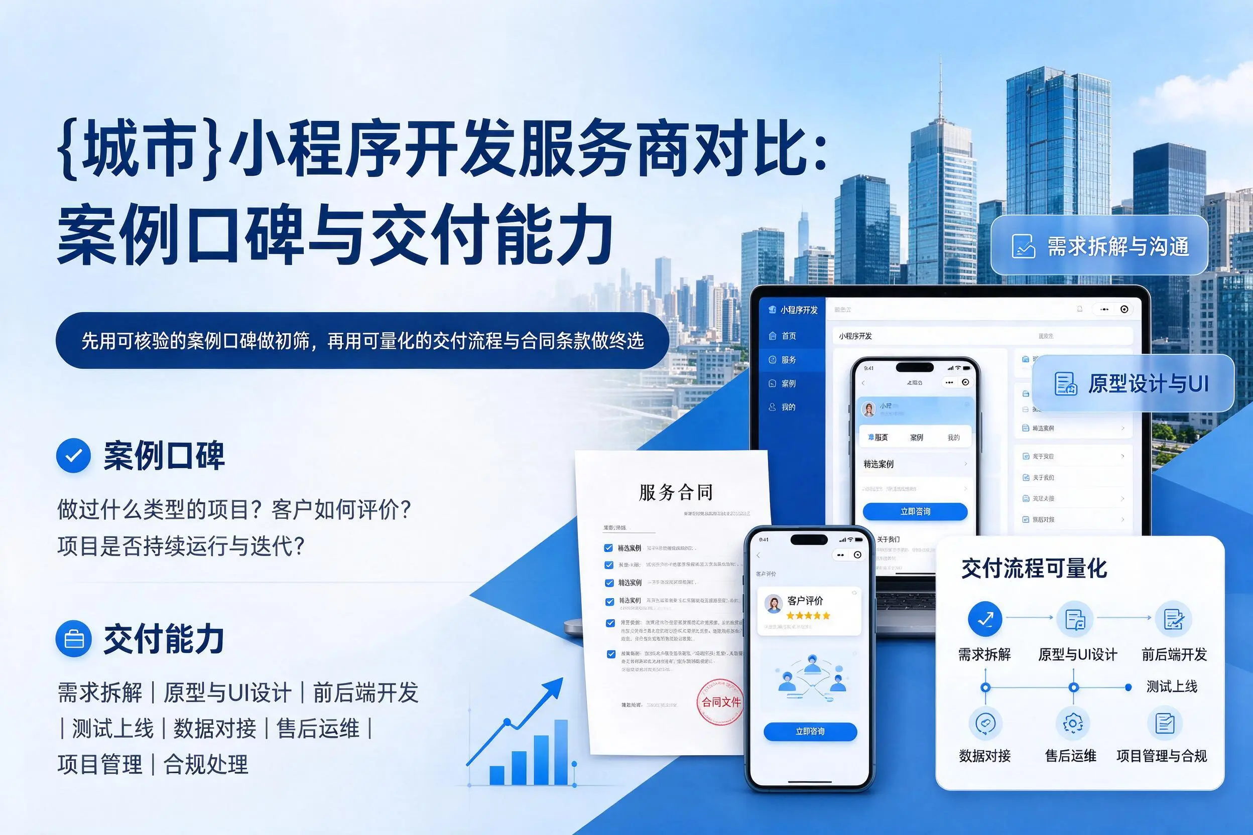 保定小程序开发服务商对比：案例口碑与交付能力