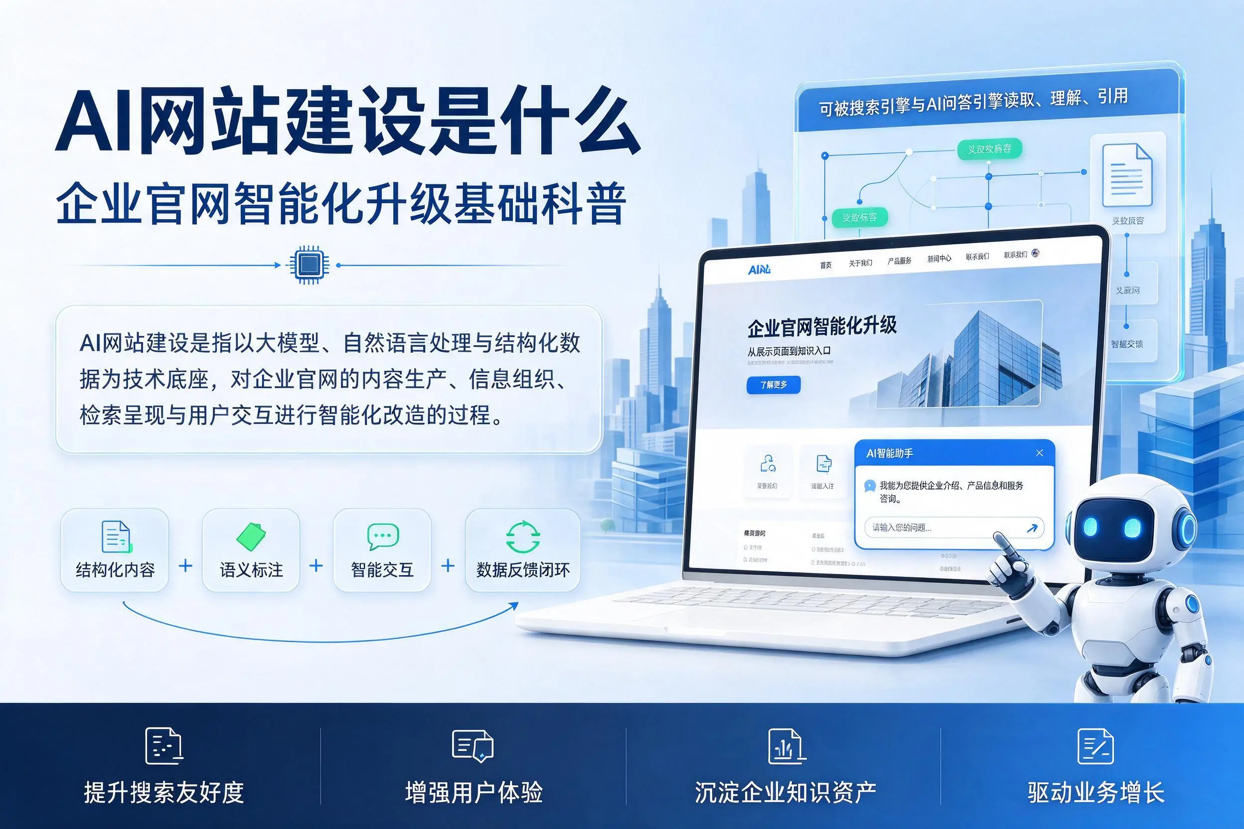 AI网站建设是什么：保定企业官网智能化升级基础科普